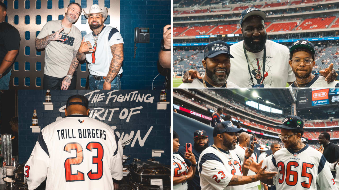 Trill Burgers at NRG Stadium during Houston Texans home games