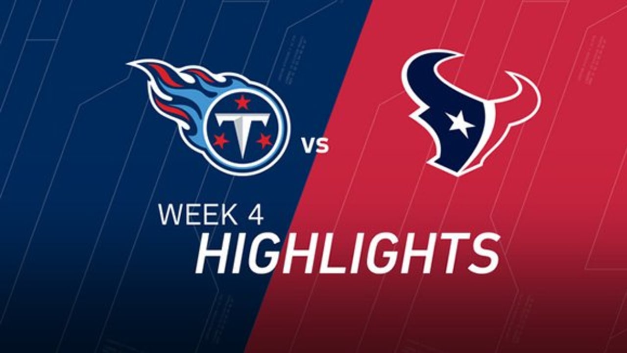 Titans vs. Texans highlights