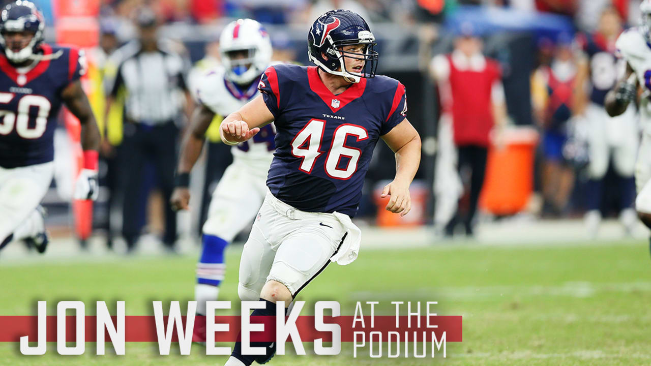 Jon Weeks on playing a decade for the Texans, more