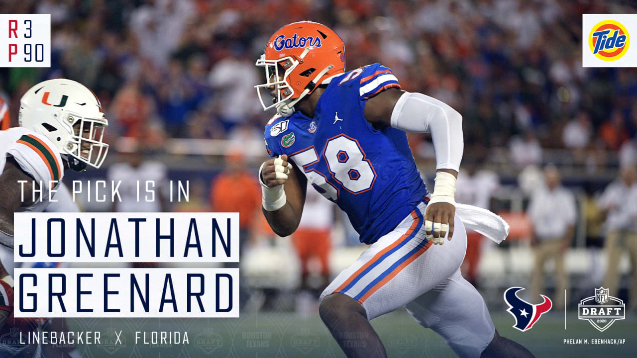 NFL Draft  Florida OLB Jonathan Greenard No. 90 overall pick