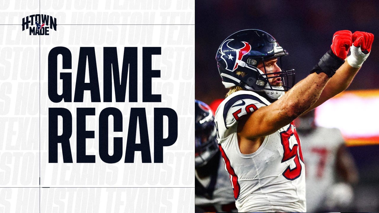 Texans beat the Patriots 20-9