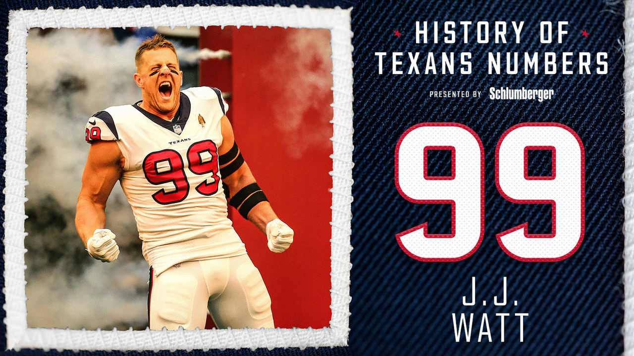 99  History of Texans Numbers