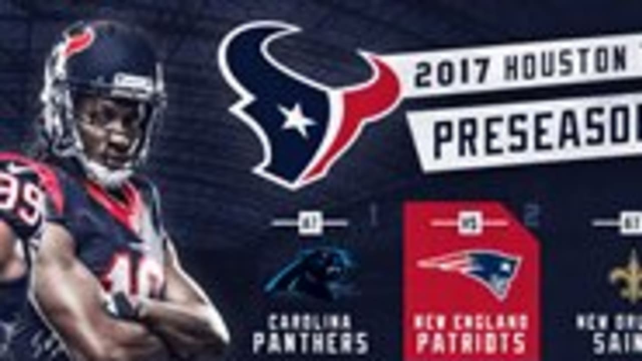 Texans announce 2017 preseason opponents