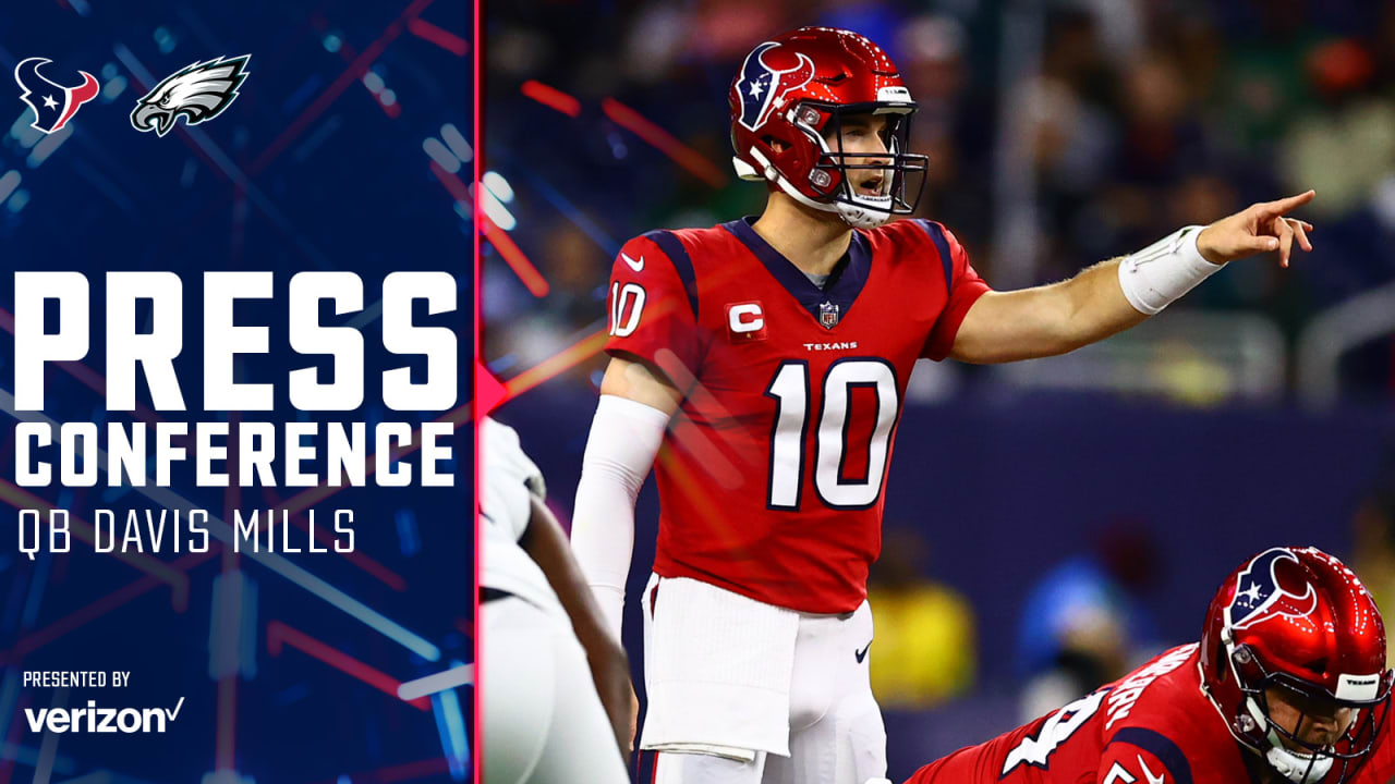 QB Davis Mills  Press Conference recapping Texans vs. Titans (12-24-2022)