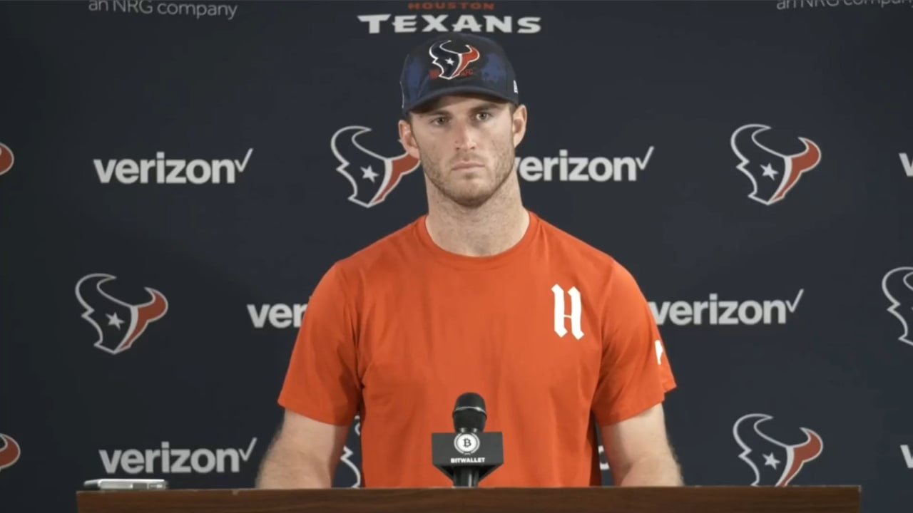 QB Davis Mills  Press Conference recapping Texans vs. Titans (12-24-2022)