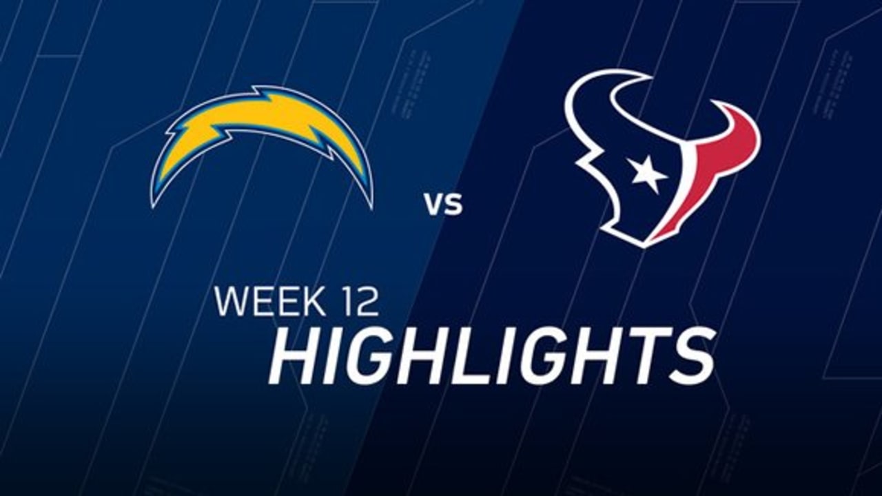 Chargers vs. Texans highlights