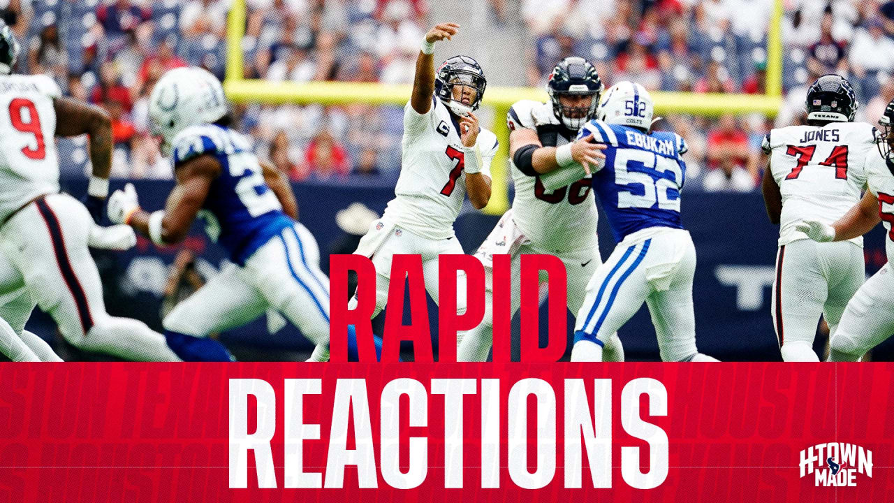 C.J. Stroud throws for 384 yards and two touchdowns in the Texans home opener against the Indianapolis Colts. - Vimarsana News