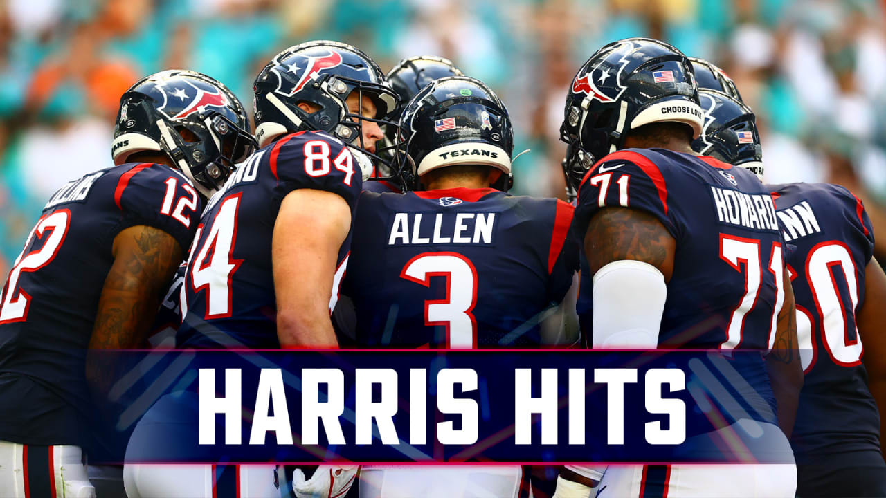 Harris Hits: Texans vs. Dolphins