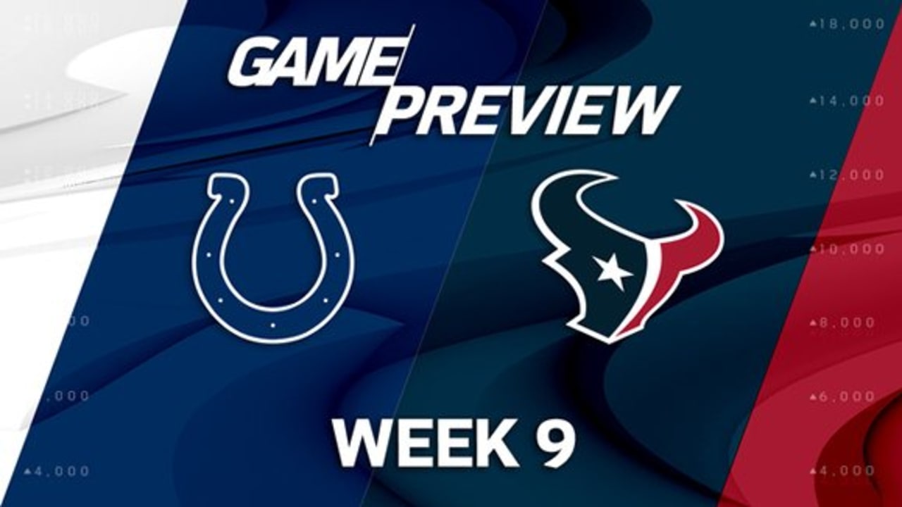 Game Preview: Colts Vs. Texans