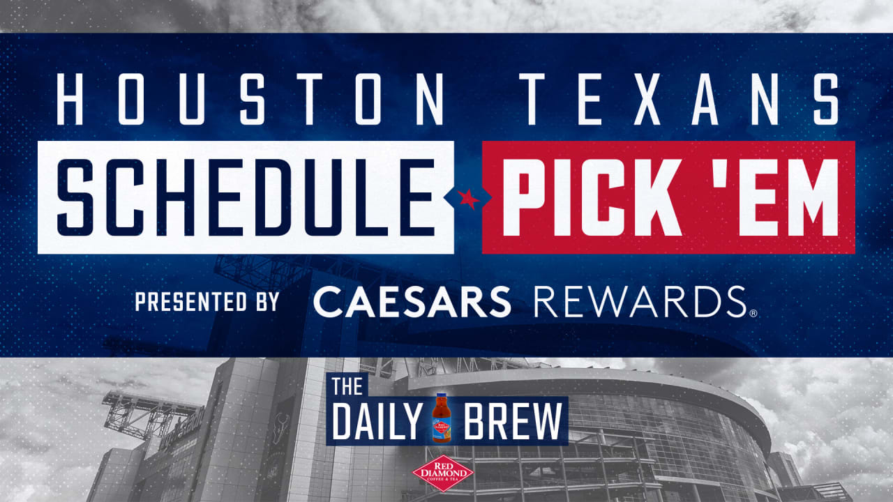 Houston Texans Schedule Pick 'Em Daily Brew