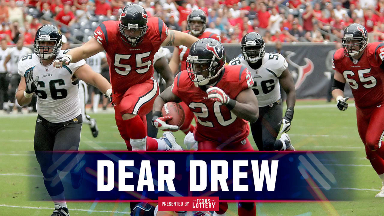 The Houston Texans are wearing their Battle Red 