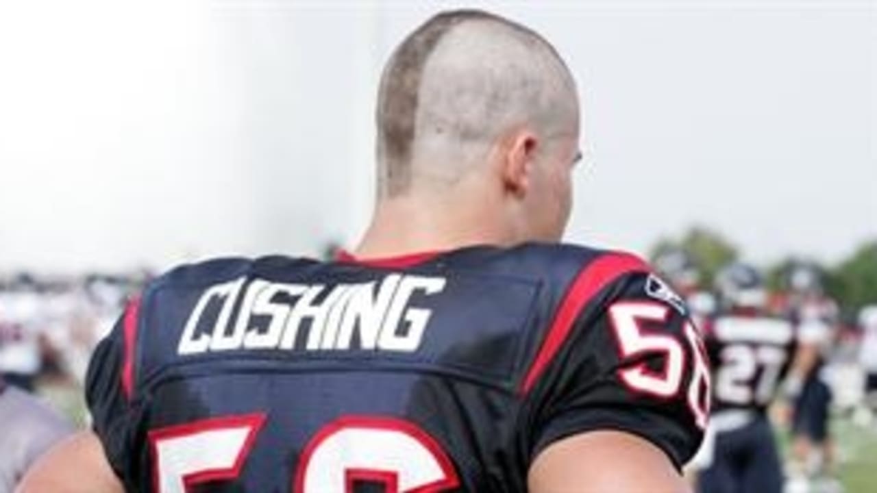 Brian Cushing of Houston Texans practices, 'possibility' he will