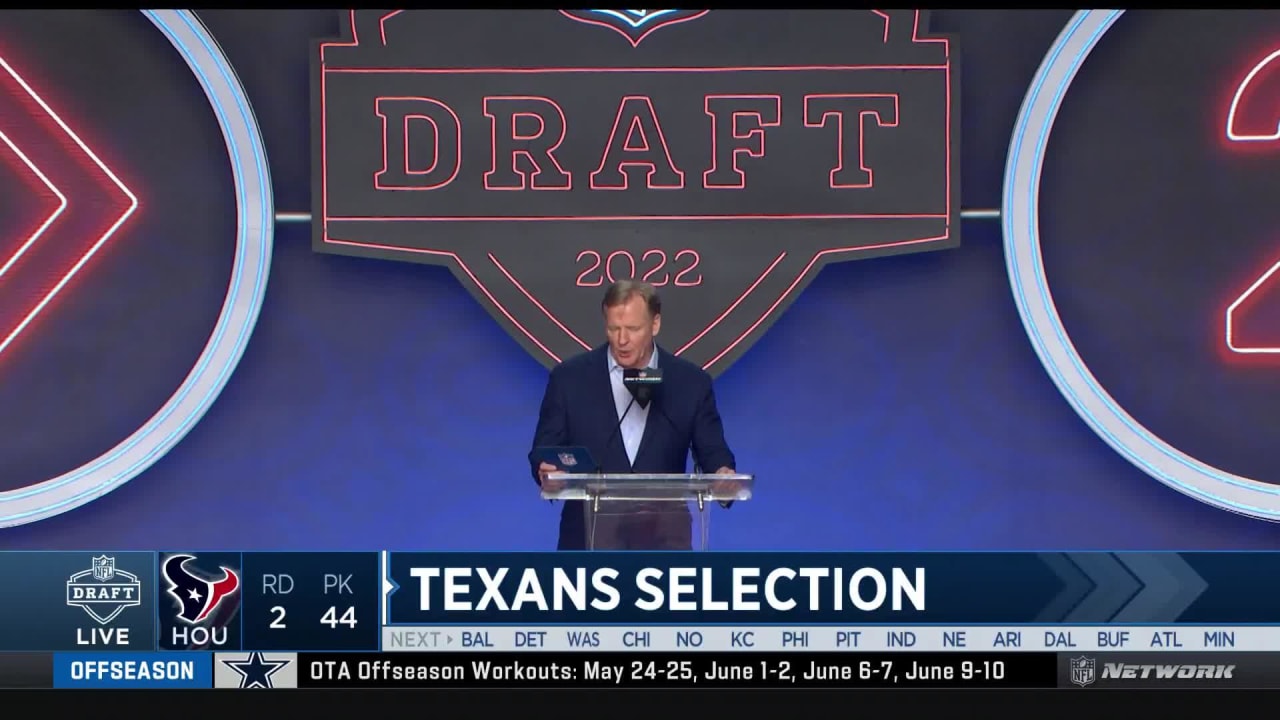 NFL on X: With the No. 44 overall pick in the 2022 @NFLDraft, the  @HoustonTexans select John Metchie! 