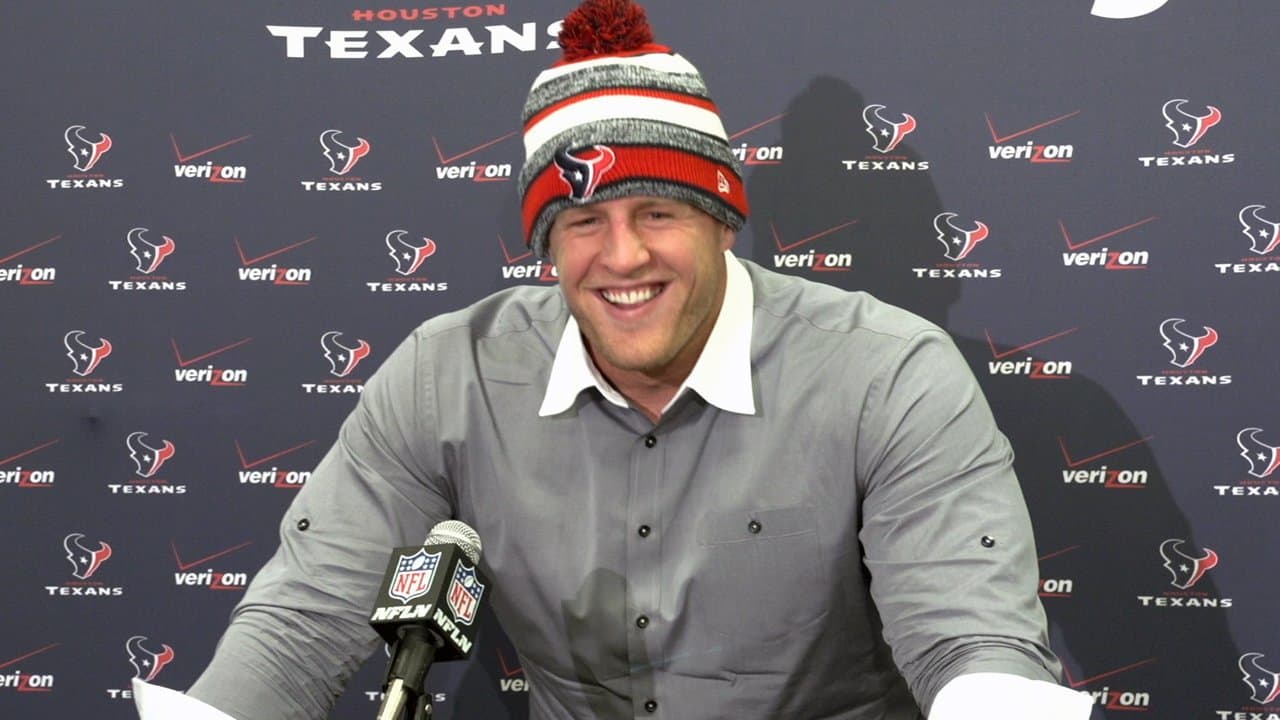 J.J. Watt press conference: Houston Texans star has passionate rant