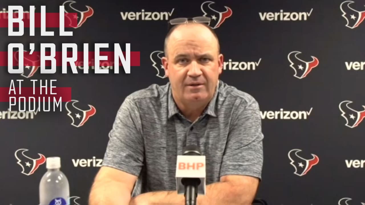 Bill O'Brien spoke with the media after being fired from the Head