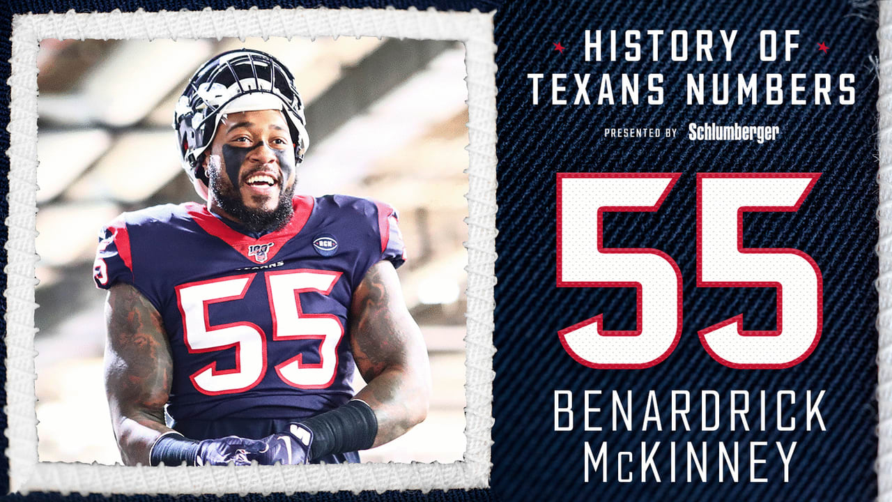 55  History of Texans Numbers