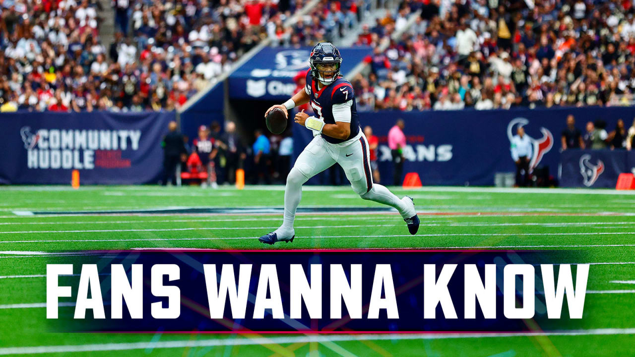 At the bye week, fans of the Houston Texans had questions about C.J. Stroud winning the Offensive Rookie of the Year award, drastic changes ahead on the uniform front and more. - Vimarsana News
