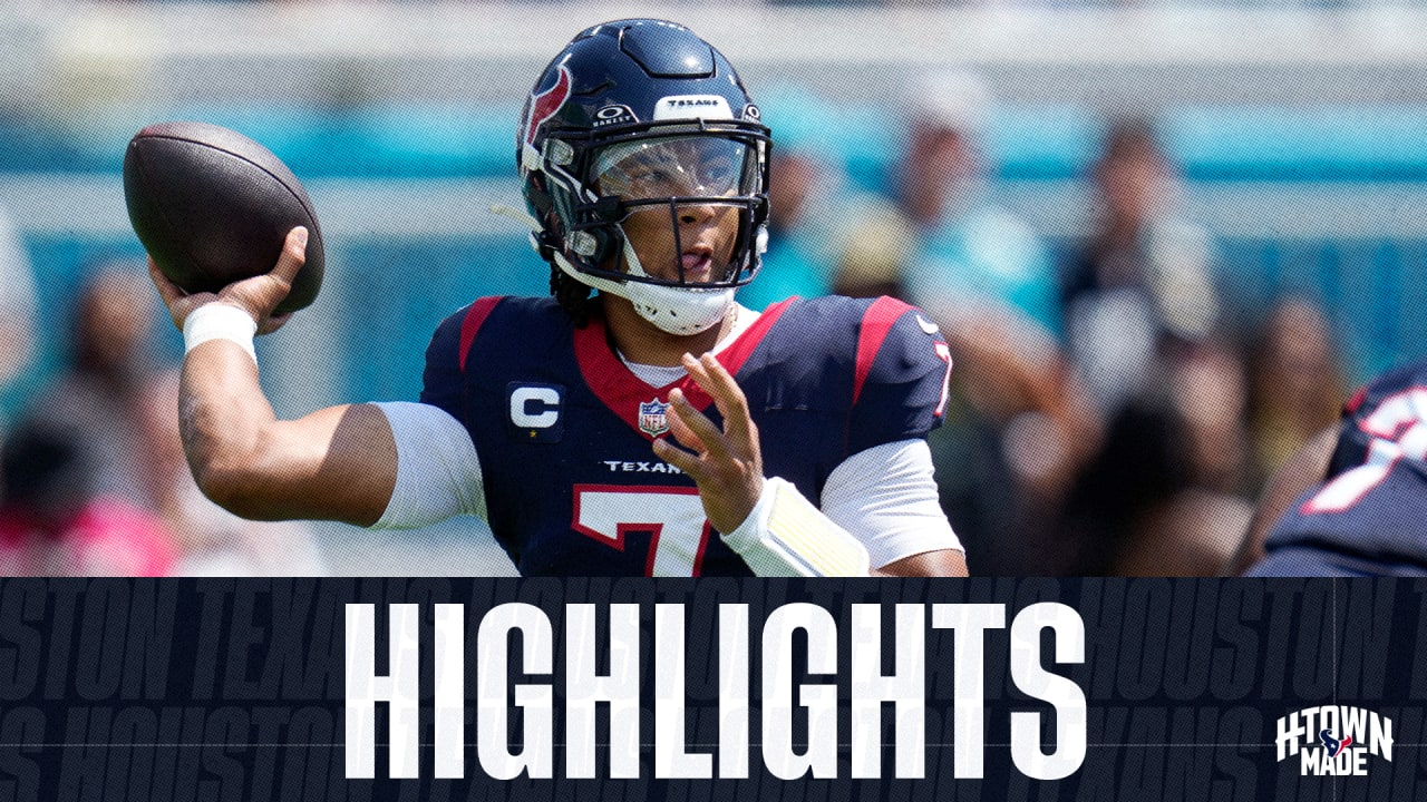 Houston Texans quarterback C.J. Stroud floats perfectly-placed 52-yard TD  pass to wide receiver Nico Collins