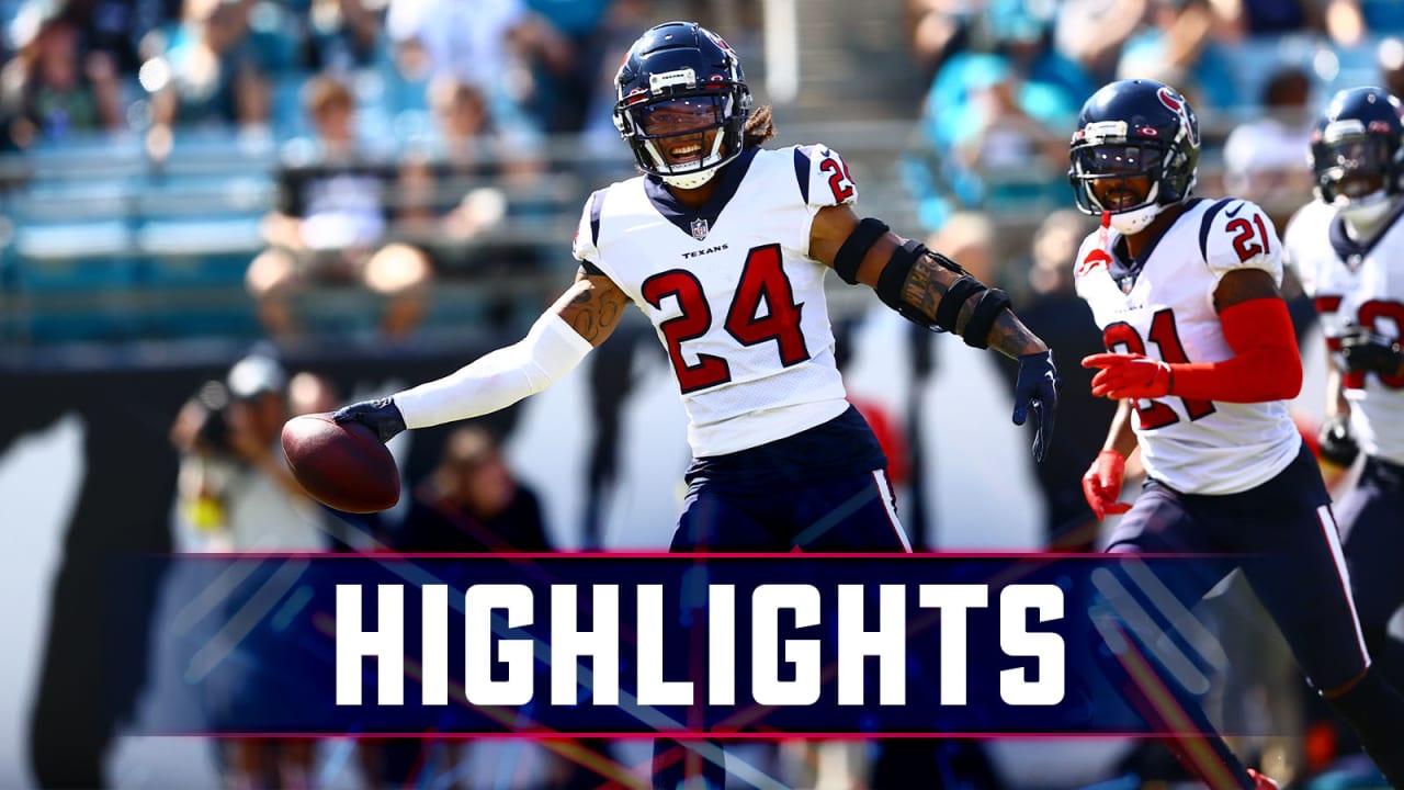 HIGHLIGHTS  Houston Texans Derek Stingley Jr.'s best plays in