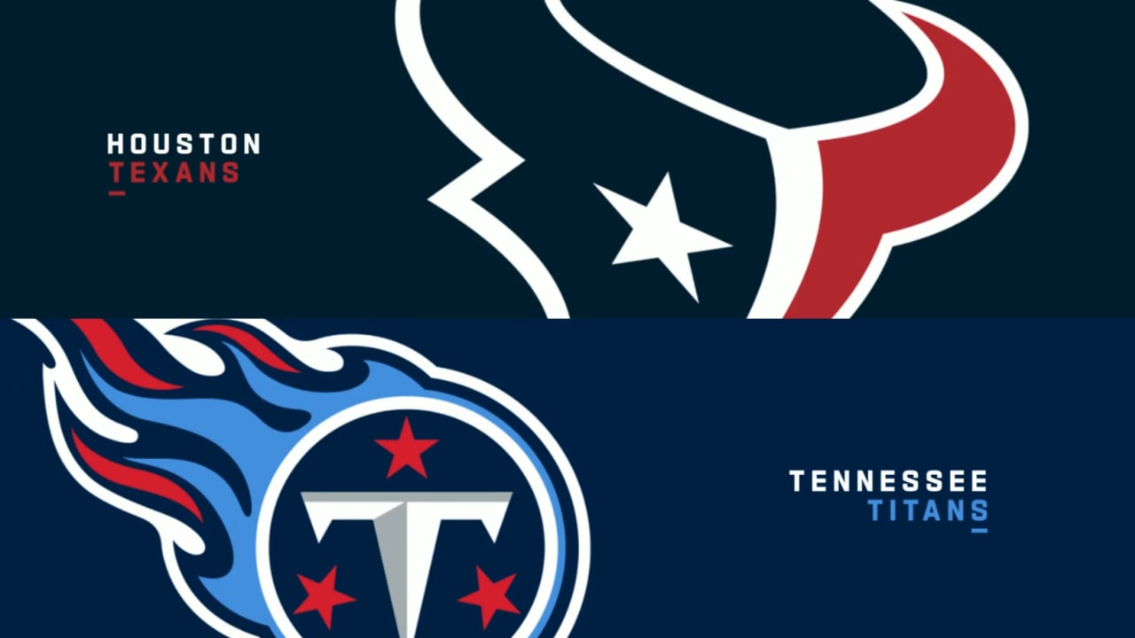 Tennessee Titans vs. Houston Texans. Fans support on NFL Game. Silhouette  of supporters, big screen with two rivals in background Stock Photo - Alamy