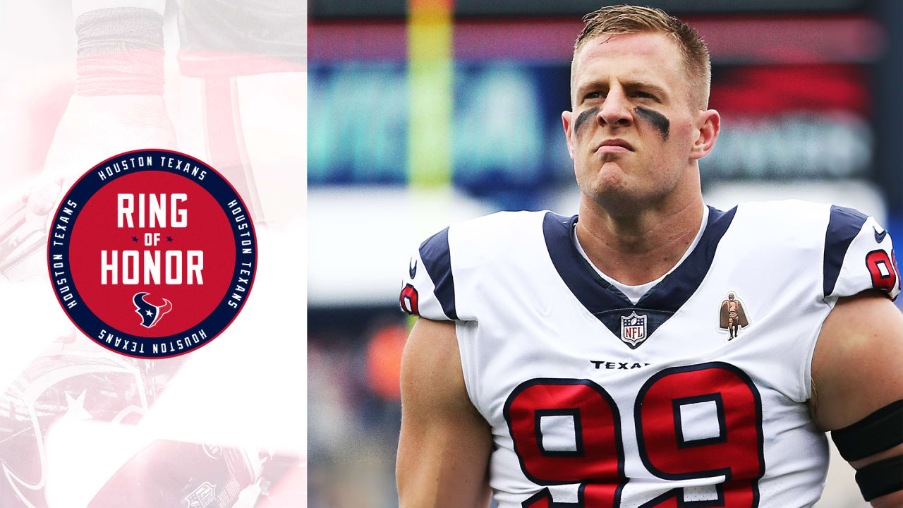 J.J. Watt to enter Texans' Ring of Honor vs. T.J. Watt's Steelers