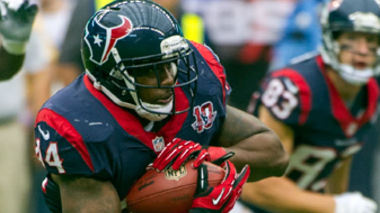 Arian Foster and Ben Tate both want the ball 