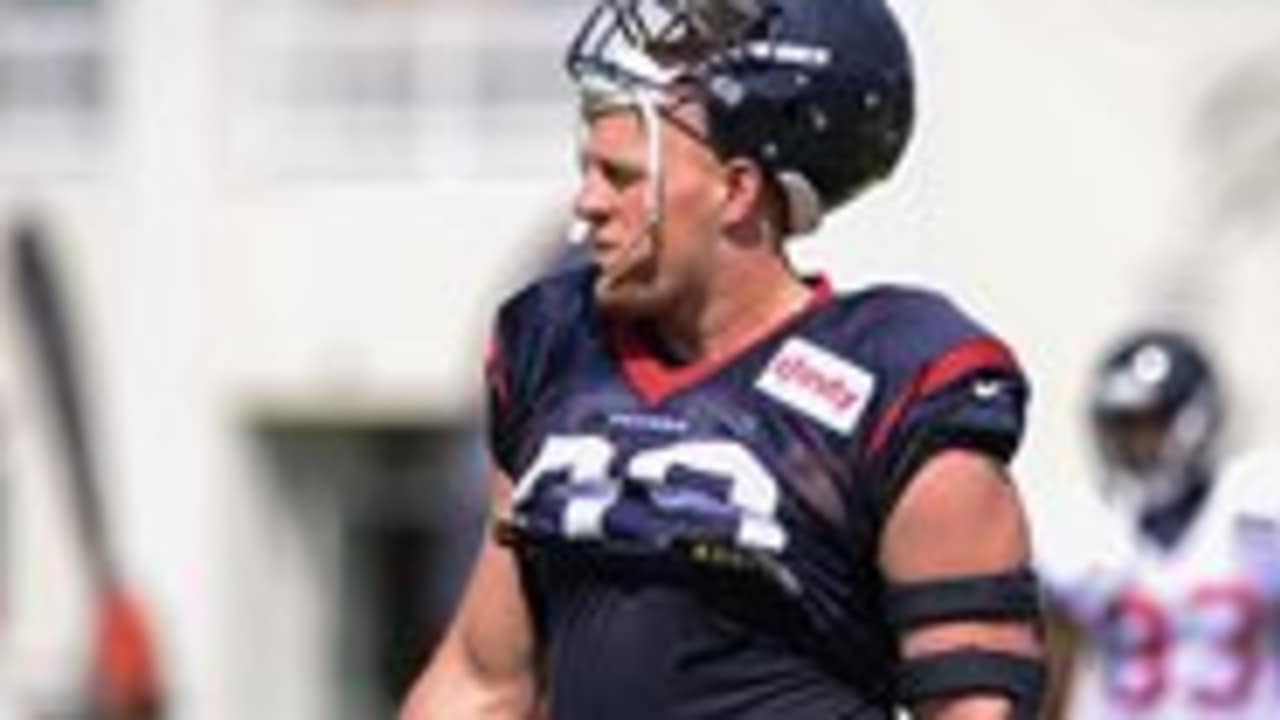 Texans' J.J. Watt delivers football jerseys to injured boy in hospital