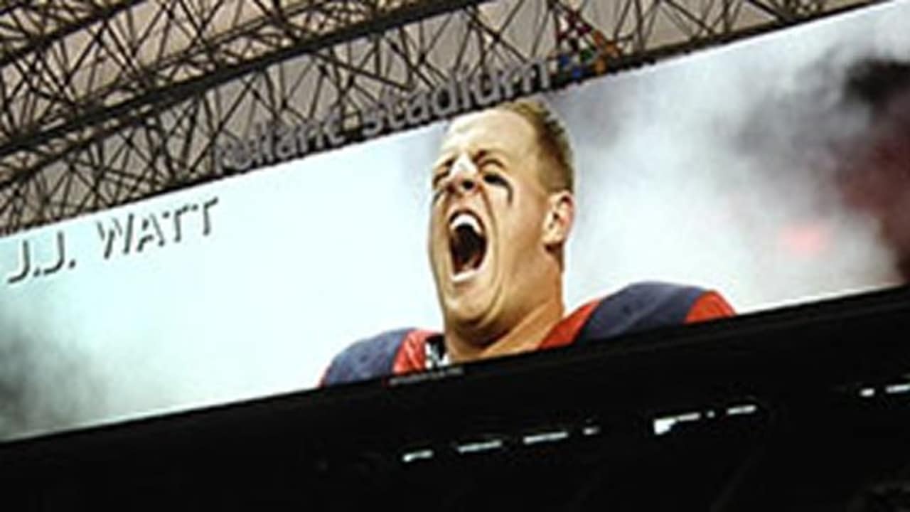 Texans unveil largest indoor HD video displays