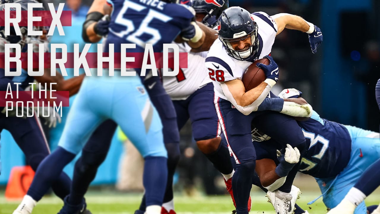 RB Rex Burkhead  Texans vs. Titans (11-21-2021)