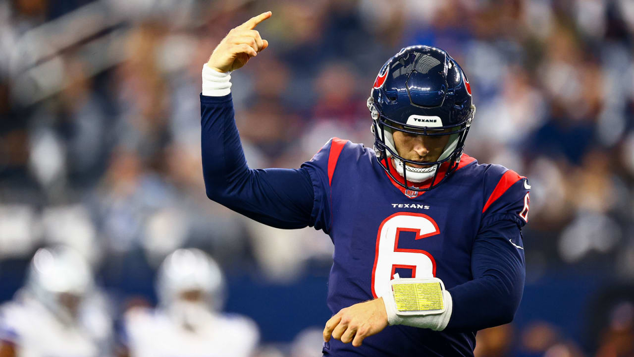 The Houston Texans made a quarterback change to Davis Mills this week, but  Jeff Driskel also played a major role in Sunday's game against the Dallas  Cowboys.