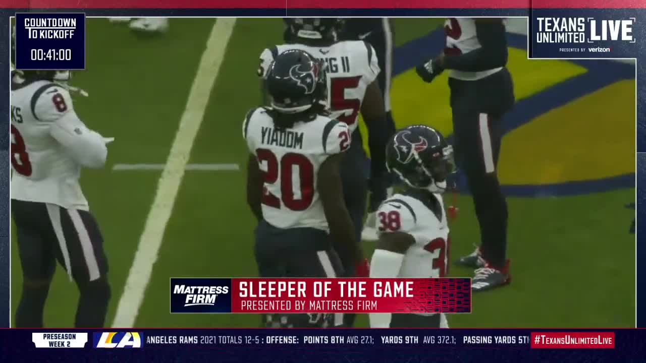 Houston Texans vs Los Angeles Rams 2022 Preseason Week 2 Highlights