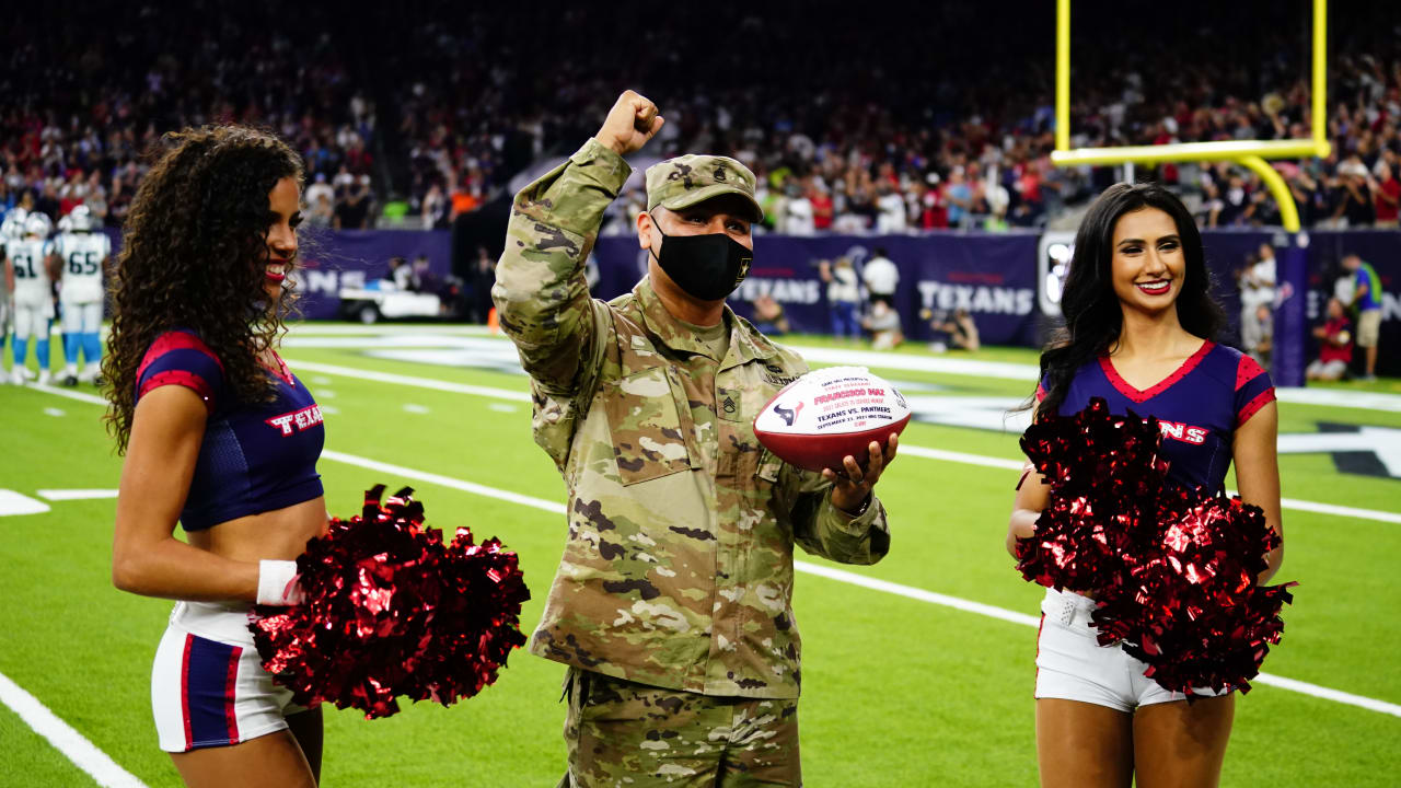 The NFL and USAA, an official NFL Salute to Service partner