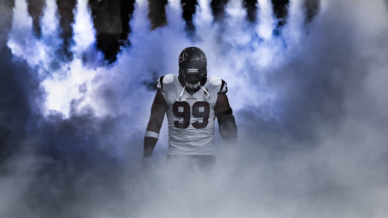 Houston, TX, USA. 8th Oct, 2015. Houston Texans defensive end J.J. Watt (99)  during the NFL football game between the Indianapolis Colts and the Houston  Texans at NRG Stadium in Houston, TX.