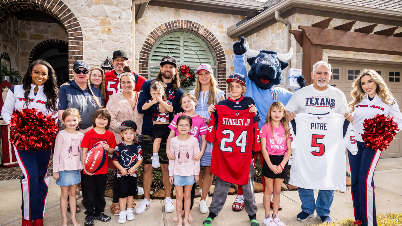 Houston Texans Season Ticket Member surprise with Verizon