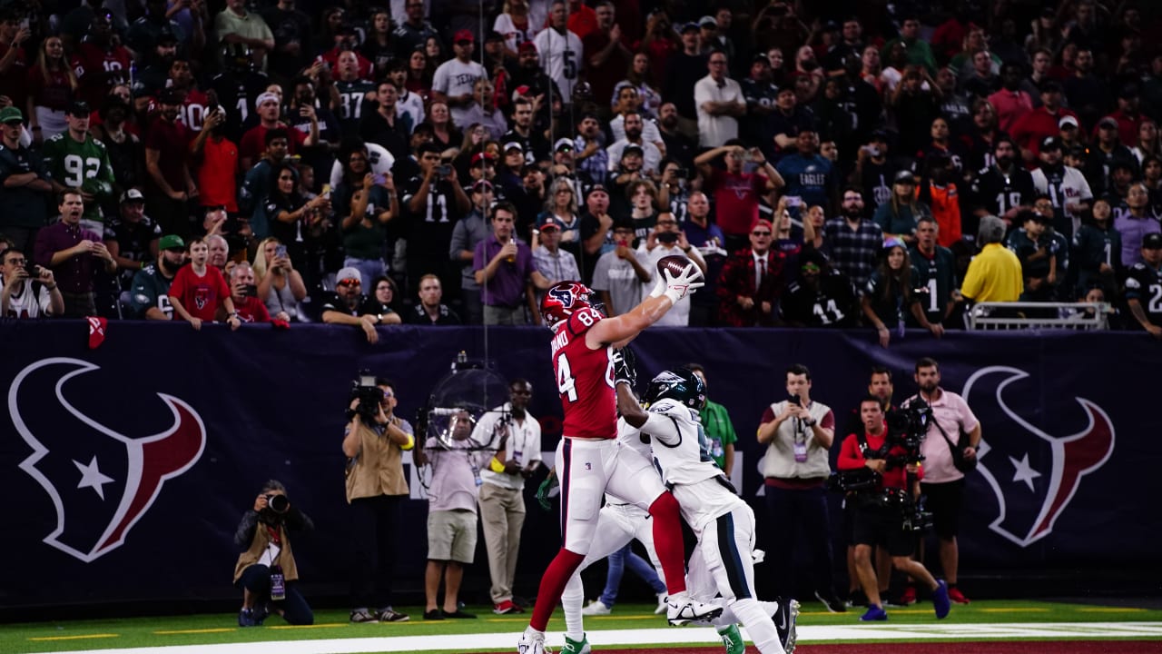 The Houston Texans rookie tight end scored a touchdown in his NFL debut ...