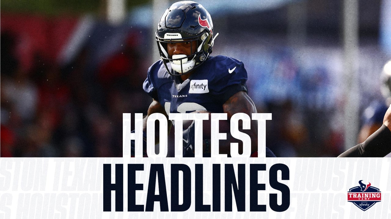 The Houston Texans top headlines from Day 7 of training camp include big  play during redzone action and a scary injury that had everyone take a knee  on the field.