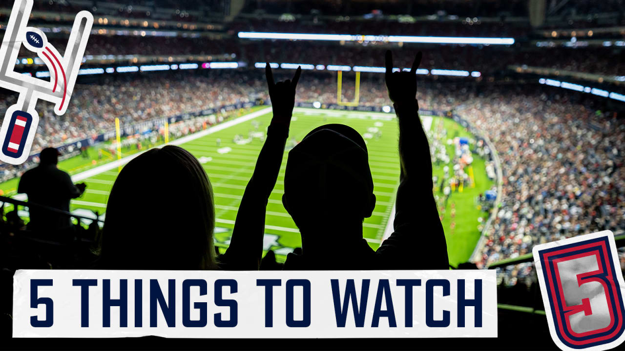 Drew Dougherty shares the top five things to watch as the Texans take on  the Cowboys in Dallas.