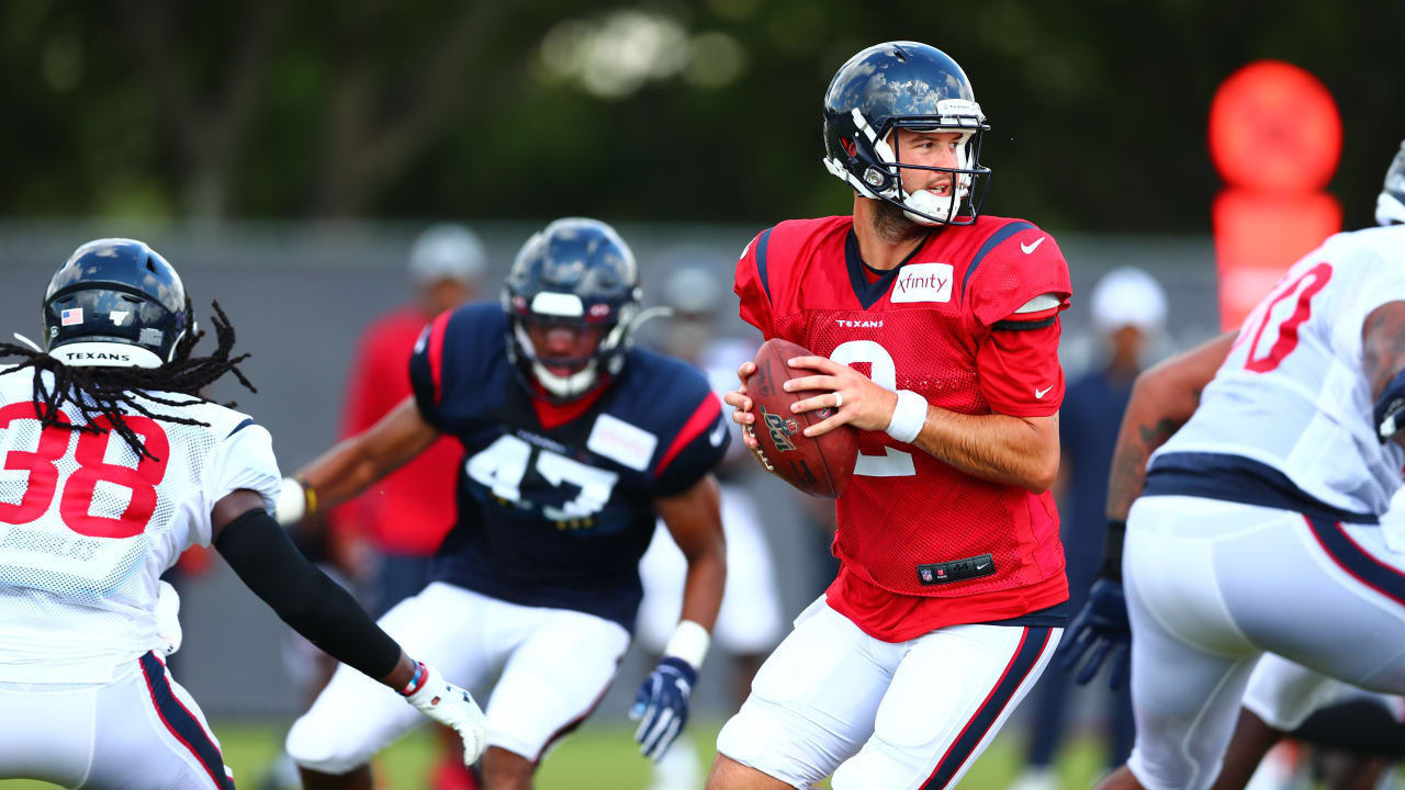 Will AJ McCarron start for the Texans on Sunday? 