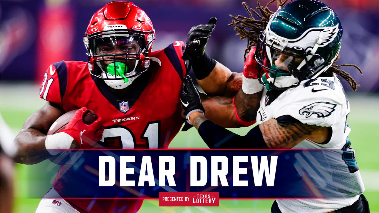 Drew Dougherty answered fan questions about Houston Texans RB Dameon Pierce,  the 2023 NFL Draft and more.