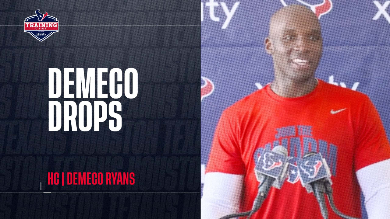 Head Coach DeMeco Ryans: 'It's comforting to have 3 QBs that can go out  there and play