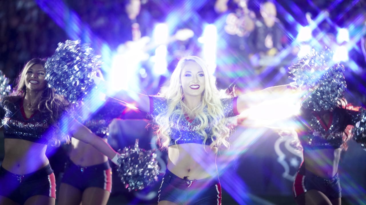 Cheerleaders Perform During Patriots - Texans Preseason Game