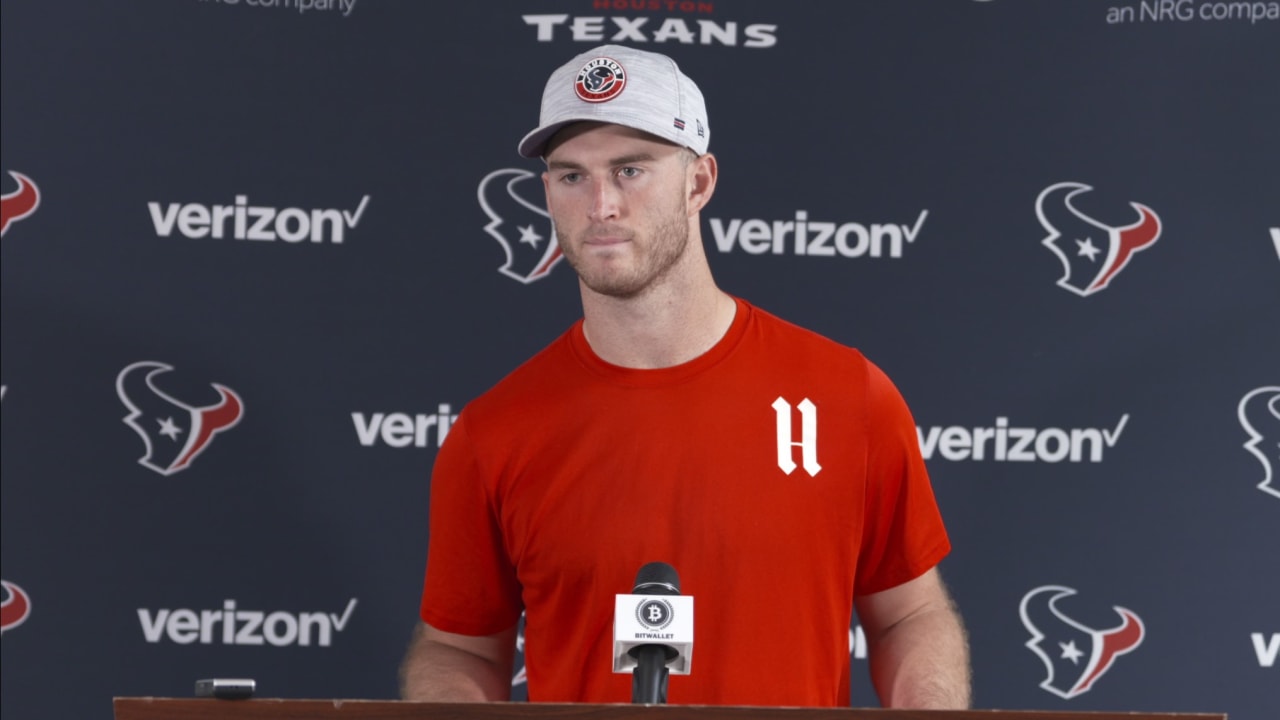 QB Davis Mills  Press Conference recapping Texans vs. Titans (12-24-2022)