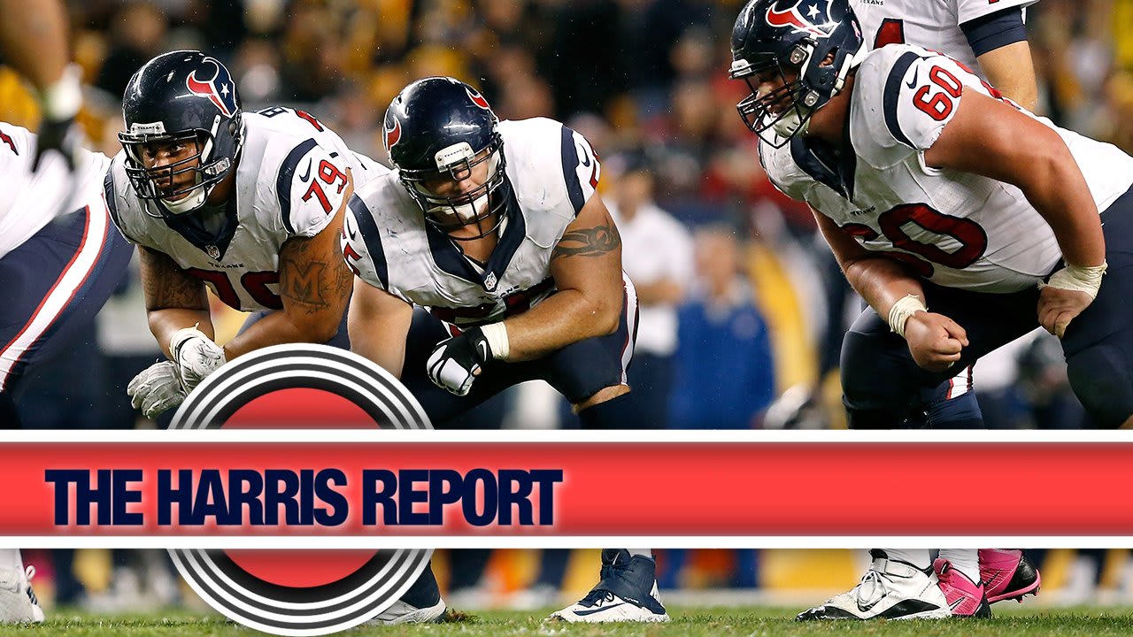 WATCH: Assessing Harris, TEs, O-line