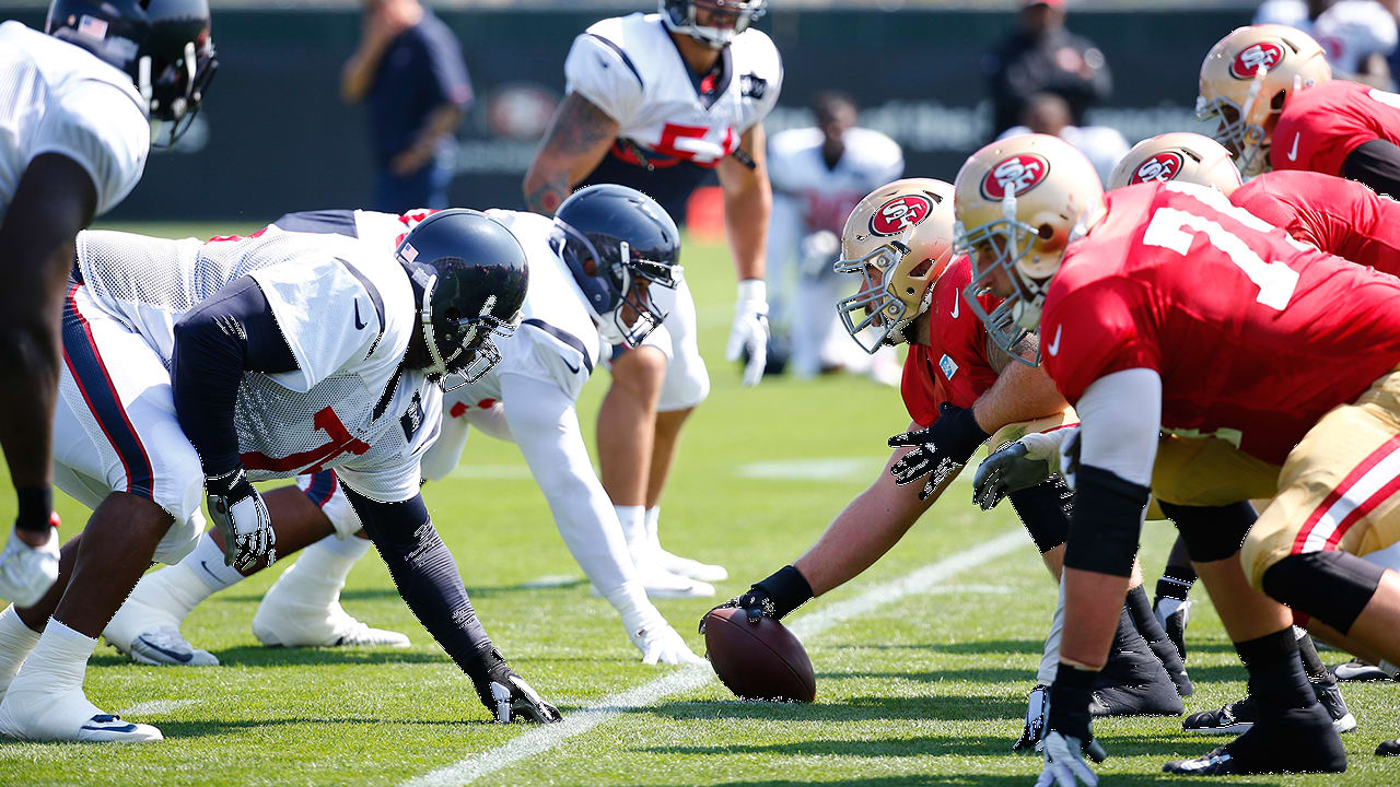 First Look Texans joint practice with 49ers