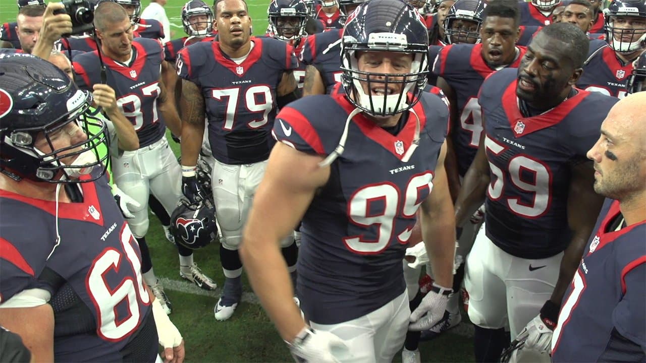 Texans' J.J. Watt Lays Down Backyard Football Rules