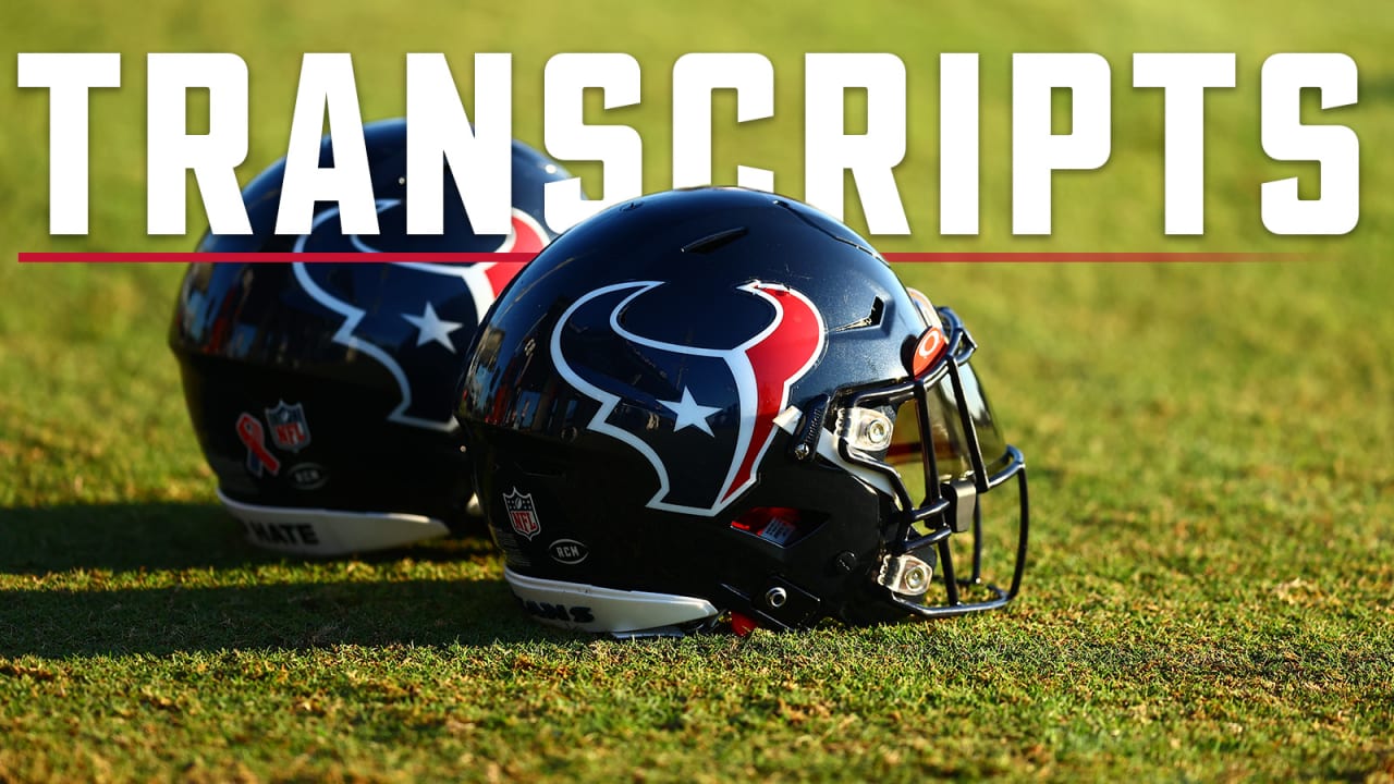 QB Davis Mills  Press Conference recapping Texans vs. Titans (12-24-2022)