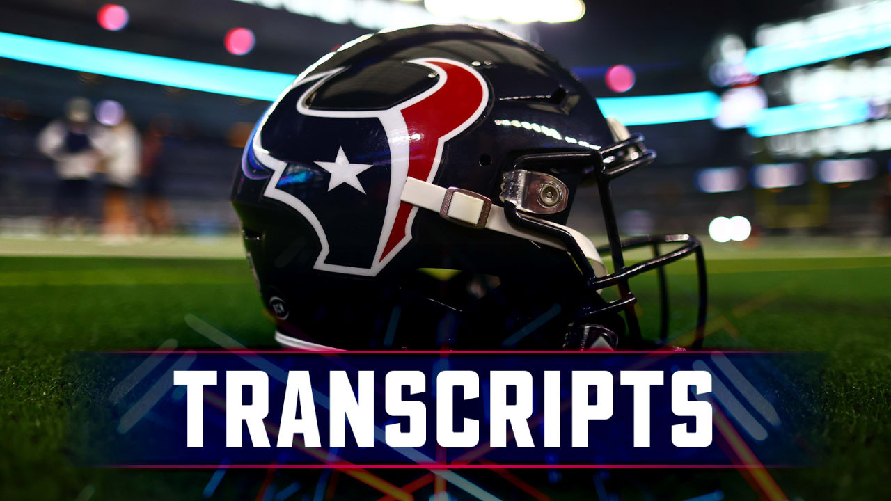 QB Davis Mills  Press Conference recapping Texans vs. Titans (12-24-2022)