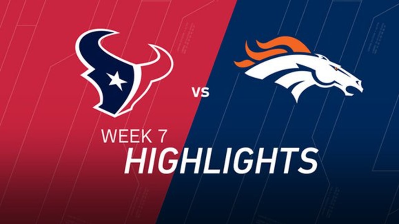 Full game highlights: Broncos vs. Texans