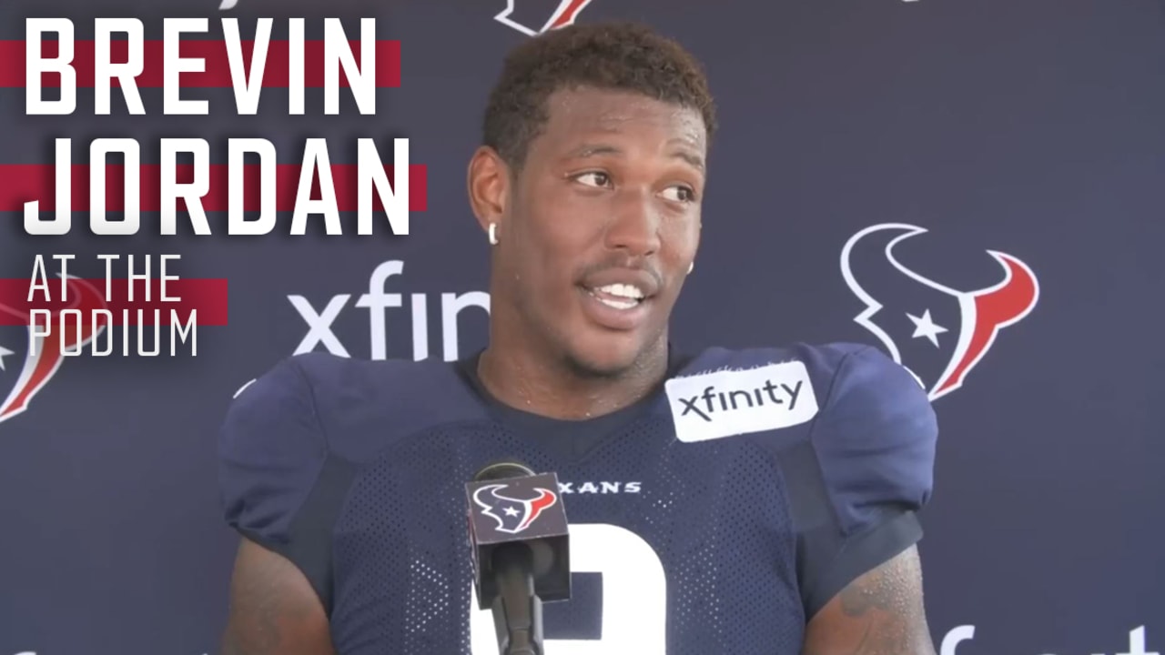 TE Brevin Jordan Training Camp Press Conference (8102021)