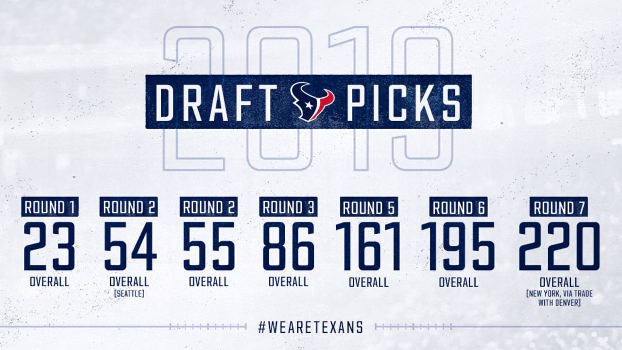 Houston Texans Draft Picks